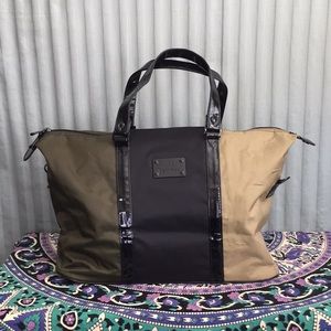 JM New York color blocked Weekender Tote Bag